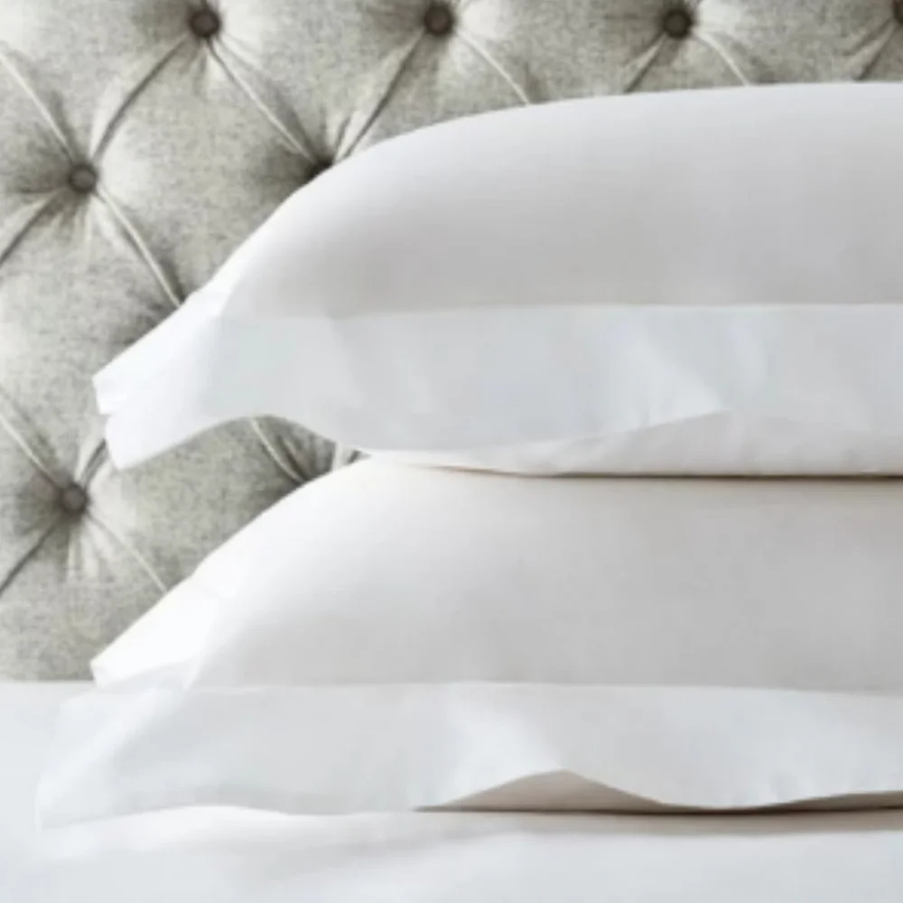 NORDSTROM 2 Pk, King Single Row Cord Egyptian Cotton Shams